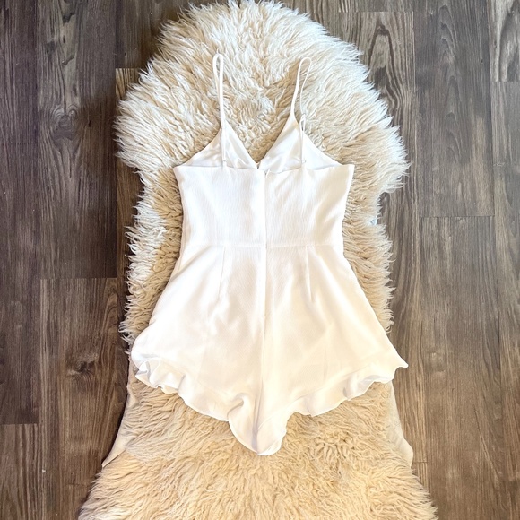 Forever 21 Floral Embroidered Ruffled Romper - Picture 3 of 4